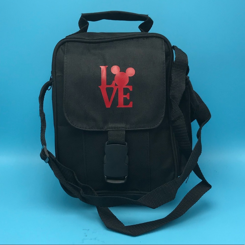 Mickey Mouse LOVE Travel Park Festival Crossbody Bag NWOT